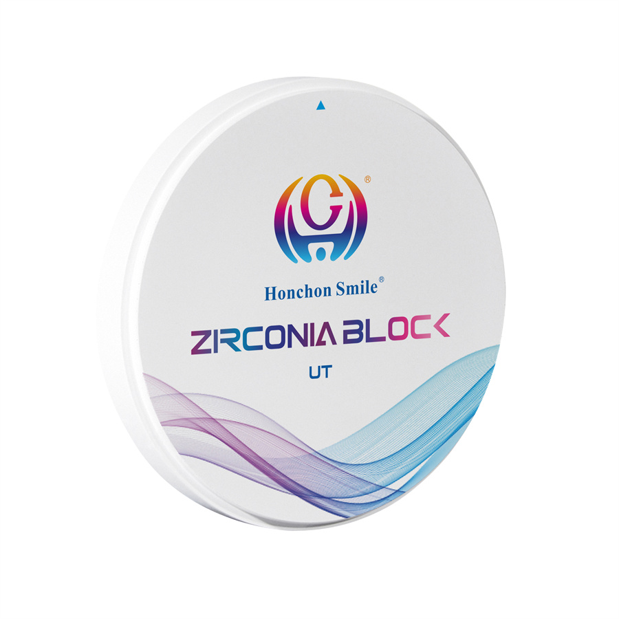 UT white dental zirconia block