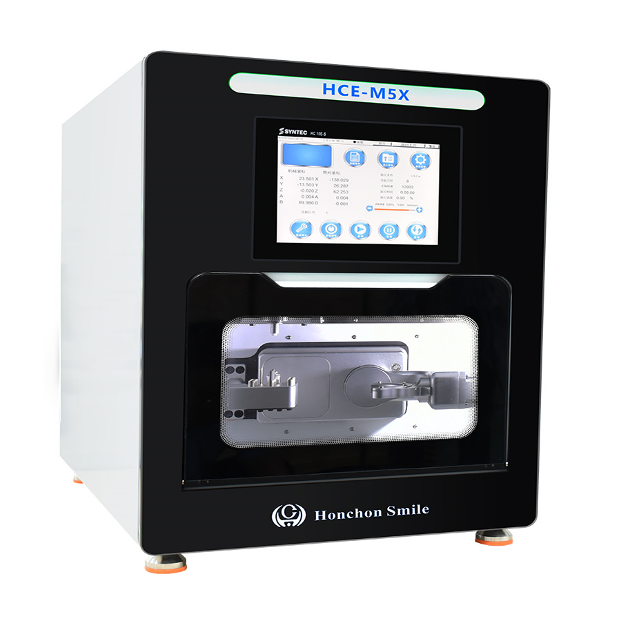 Zirconia Sintering Furnace and the 5-axis Engraving Machine for dental applications.