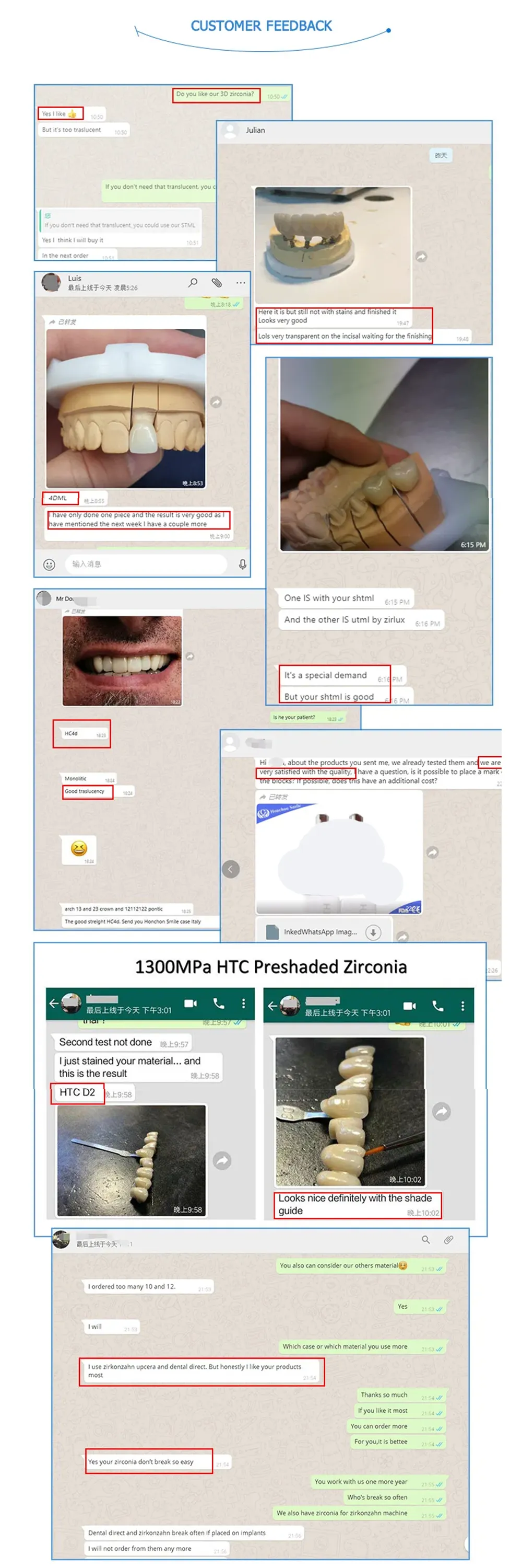 Multilayer Zirconia: 1200MPA 4D PLUS Dental Zirconia Blocks(图3)