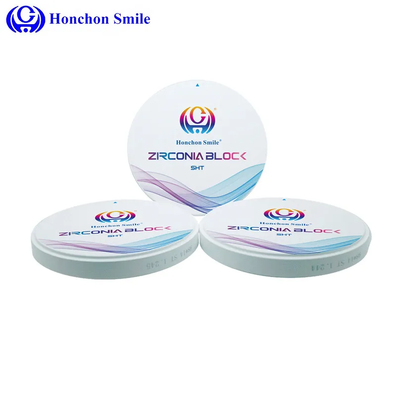 natural dental zirconia block