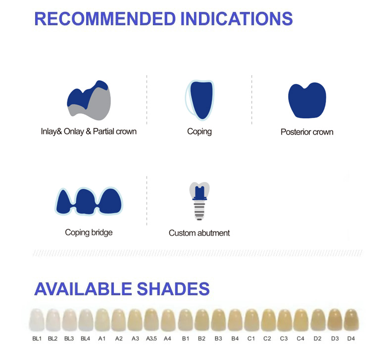 ST  White Dental Zirconia Blank(图2)